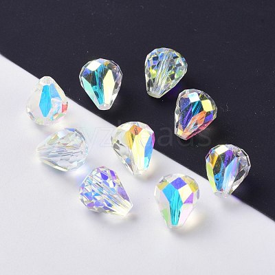 Imitation Austrian Crystal Beads SWAR-F062-8x6mm-32-1