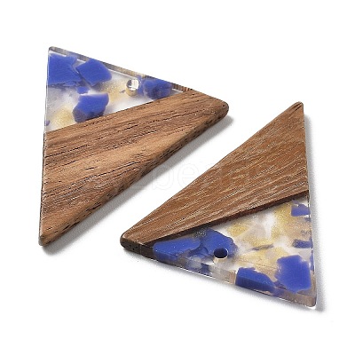 Resin and Walnut Pendants FIND-R051-01A-1