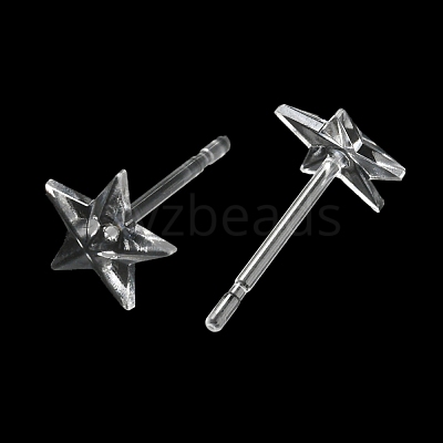 Resin Stud Earring Findings LS-X1-FIND-H046-11-1