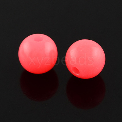 Fluorescent Acrylic Beads X-MACR-R517-6mm-08-1