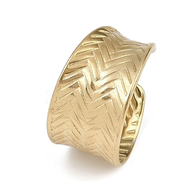 304 Stainless Steel Cuff Rings RJEW-D332-012E-G-1
