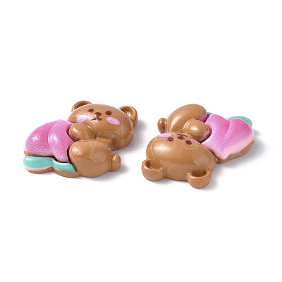 Opaque Resin Cabochons CRES-P023-06B-1