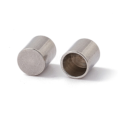 Tarnish Resistant 201 Stainless Steel Cord Ends X-STAS-G288-01B-P-1