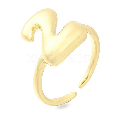 Rack Plating Brass Open Cuff Rings RJEW-S394-01G-Z-1