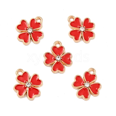Alloy Enamel Pendants ENAM-D028-01KCG-04-1