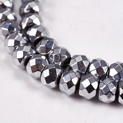 Electroplate Non-magnetic Synthetic Hematite Beads Strands G-J160-C-01-1