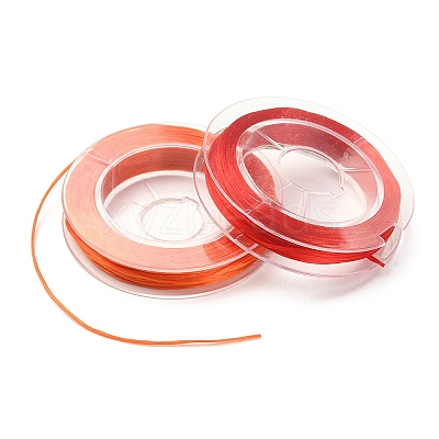7 Rolls 7 Colors Flat Elastic Crystal String Set EW-YW0001-09-1