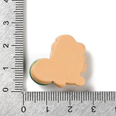 Christmas Theme Opaque Resin Cabochons LS-RESI-F053-B08-1