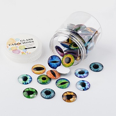 Glass Cabochons GGLA-JP0003-13-1