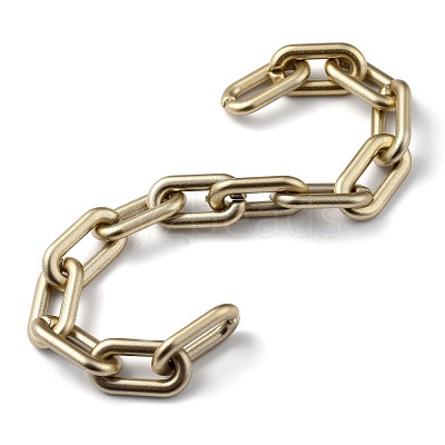 Handmade Spray Painted CCB Plastic Cable Chains AJEW-JB00729-02-1