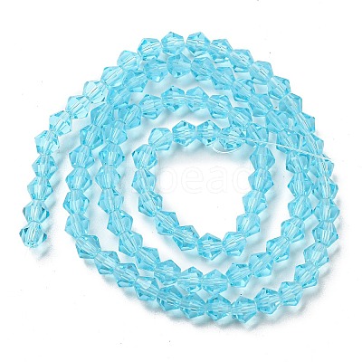 Transparent Glass Beads Strands GLAA-F029-3mm-20-1