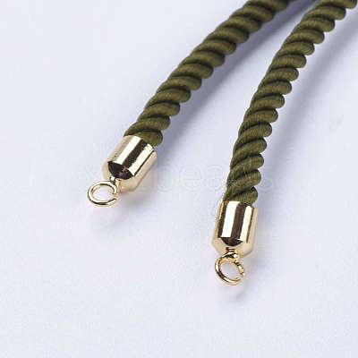 Nylon Twisted Cord Bracelet Making X-MAK-F018-15G-RS-1