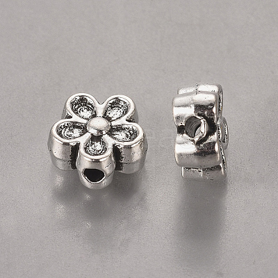 Tibetan Style Alloy 3D Flower Beads LS-LF0476Y-1