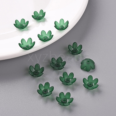 Frosted Acrylic Bead Caps MACR-S371-07A-735-1