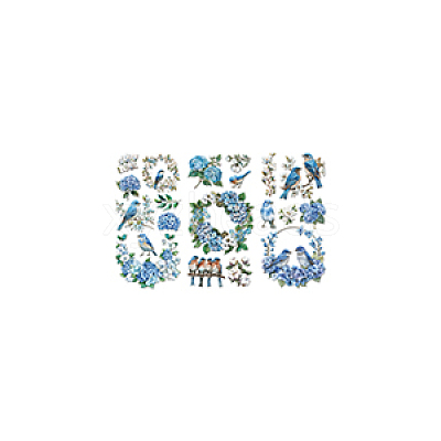 3 Sheets 3 Styles PVC Waterproof Decorative Stickers DIY-WH0404-094-1