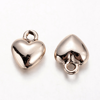 Heart Alloy Pendants PALLOY-O065-07G-AAA-1