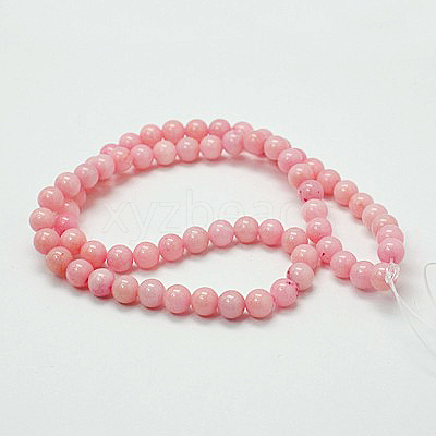 Natural Mashan Jade Round Beads Strands G-D263-12mm-XS02-1