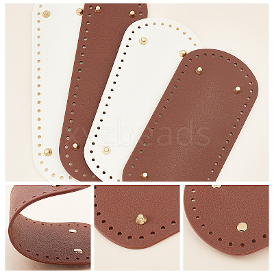 4Pcs TPE Plastic Oval Bottom FIND-WH0077-68-1