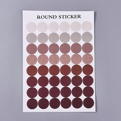 Polka Dot Pattern Decorative Labels Stickers LS-DIY-L037-A02-1