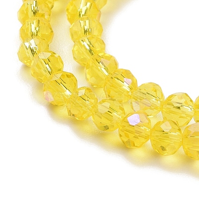 Electroplate Glass Beads Strands EGLA-A034-T2mm-L02-1