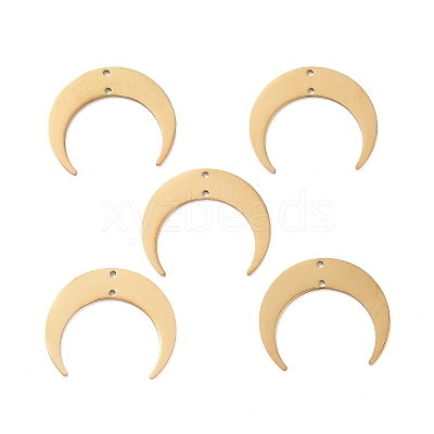 201 Stainless Steel 2-Loop Link Pendants STAS-N090-LA166-1
