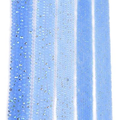 Electroplate Glass Beads Strands EGLA-A044-J4mm-L03-1