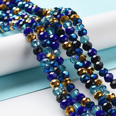 Glass Beads Strands EGLA-A034-M6mm-36-1