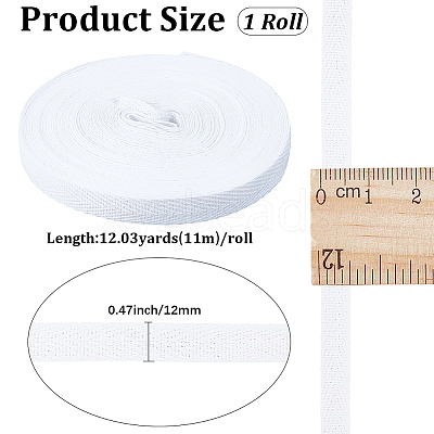 11M Cotton Herringbone Ribbon OCOR-GF0006-43A-01-1