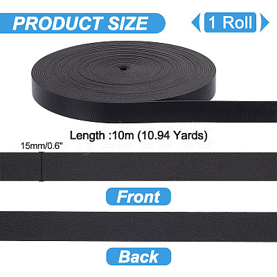 10M Double Side PU Imitation Leather Cord SRIB-WH0011-162B-1