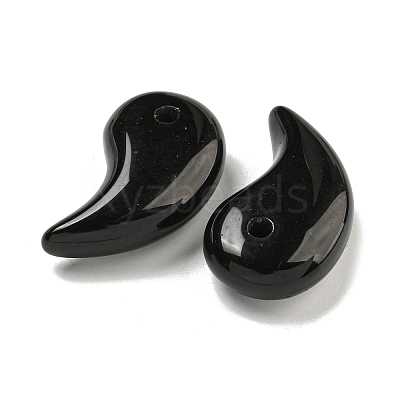 Natural Obsidian Pendants G-K338-23A-1