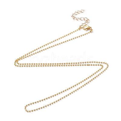 Brass Ball Chains Necklace Making NJEW-JN02838-04-1