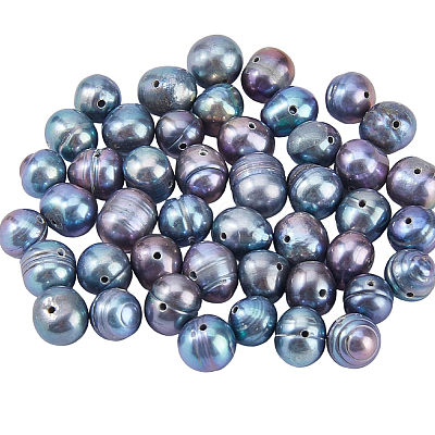 2 Strands Natural Cultured Freshwater Pearl Beads Strands PEAR-HS0001-20-1