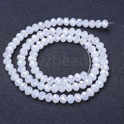 Electroplate Glass Beads Strands EGLA-A044-J3mm-B05-1