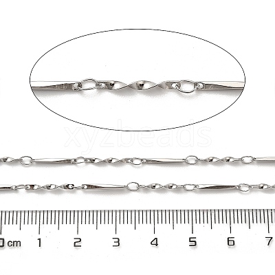 304 Stainless Steel Twisted Bar Link Chains CHS-A016-53P-A-1