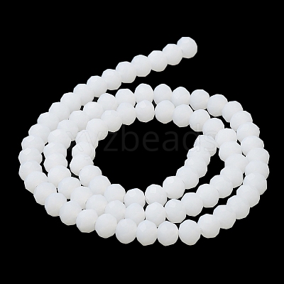 Imitation Jade Solid Color Glass Beads Strands EGLA-A034-J3mm-MD05-1