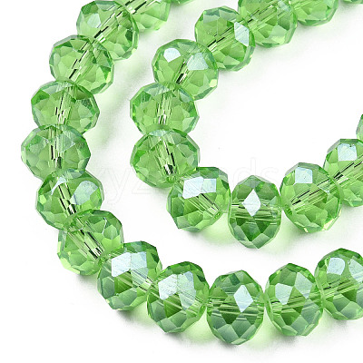 Electroplate Glass Beads Strands EGLA-A034-T10mm-A15-1