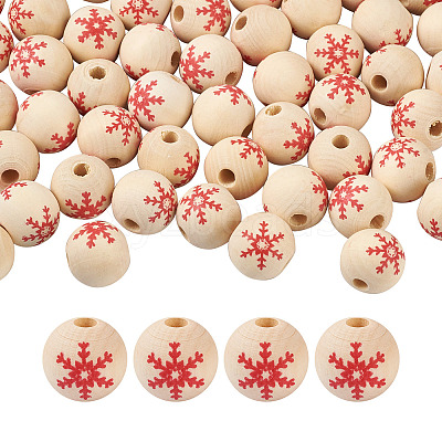 Natural Wooden Beads WOOD-TAC0010-02A-1