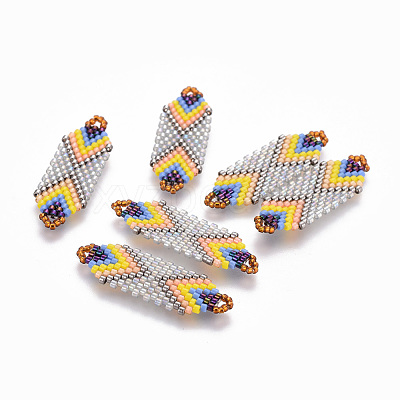 MIYUKI & TOHO Handmade Japanese Seed Beads Links SEED-A027-D31-1