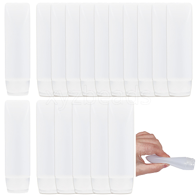 Plastic Portable Refillable Squeeze Bottles for Shampoo Lotion and Shower Gel AJEW-GF0013-51-1