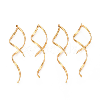 Ion Plating(IP) 304 Stainless Steel Pendants STAS-Z086-03G-1