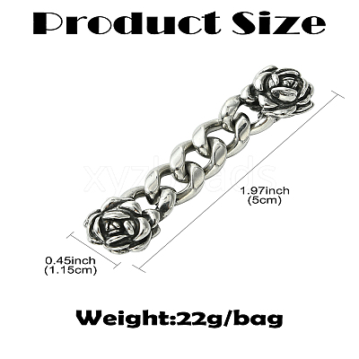 316 Stainless Steel Chain Extender DIY-CJC0006-32-1