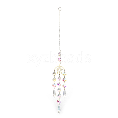 Brass Big Pendant Decorations LS-HJEW-M005-04F-G-1