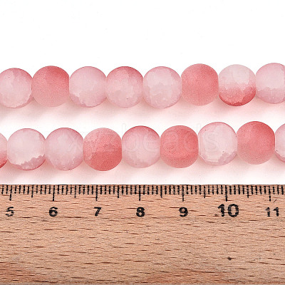 Crackle Glass Beads X1-GLAA-N009-10mm-03-1