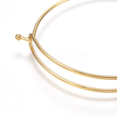 Ion Plating(IP) Adjustable 304 Stainless Steel Expandable Bangle Making STAS-I081-01G-1