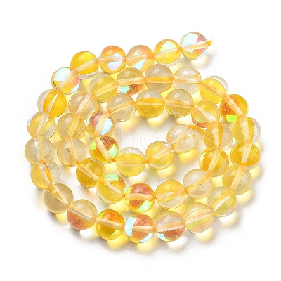 Transparent Glass Beads GLAA-B022-8mm-06-1