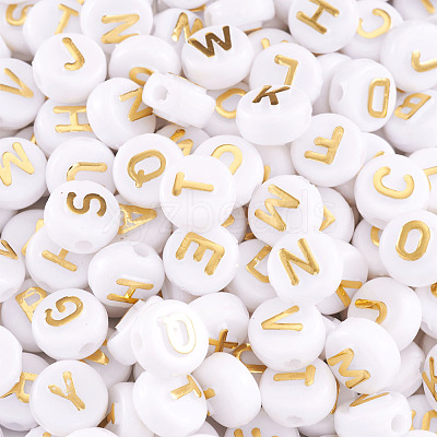 Plating Acrylic Beads SACR-CW0001-01-1