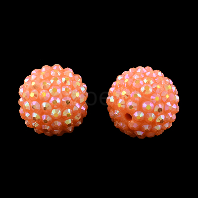 AB-Color Resin Rhinestone Beads RESI-S315-14x16-18-1