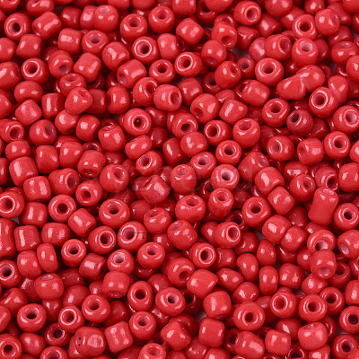 Baking Paint Glass Seed Beads SEED-S002-K5-1