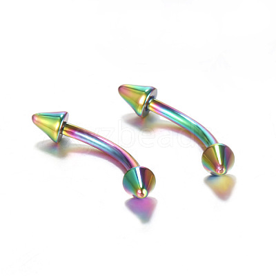304 Stainless Steel Eyebrow Rings WG689B5-23-1