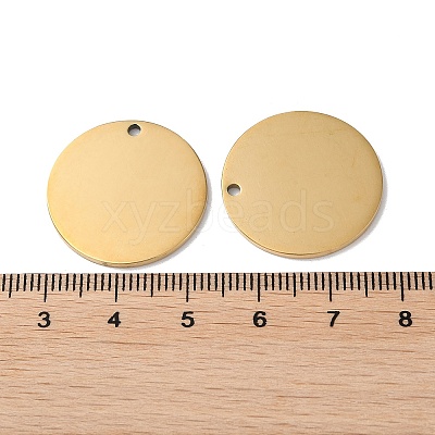 304 Stainless Steel Pendants STAS-Q308-09R-G-1
